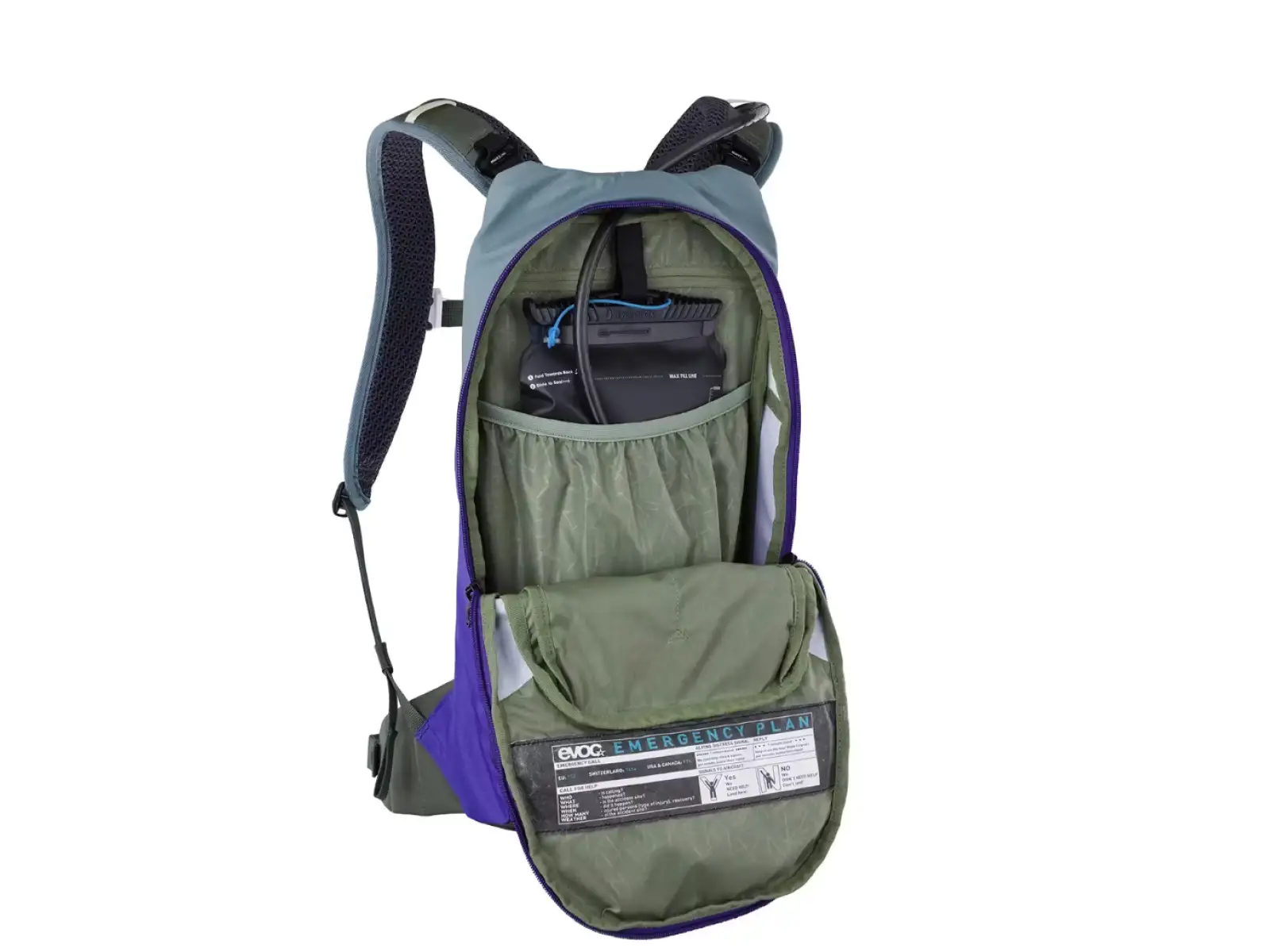 Evoc Stage 6 l plecak Steel/Violet/Dark Olive