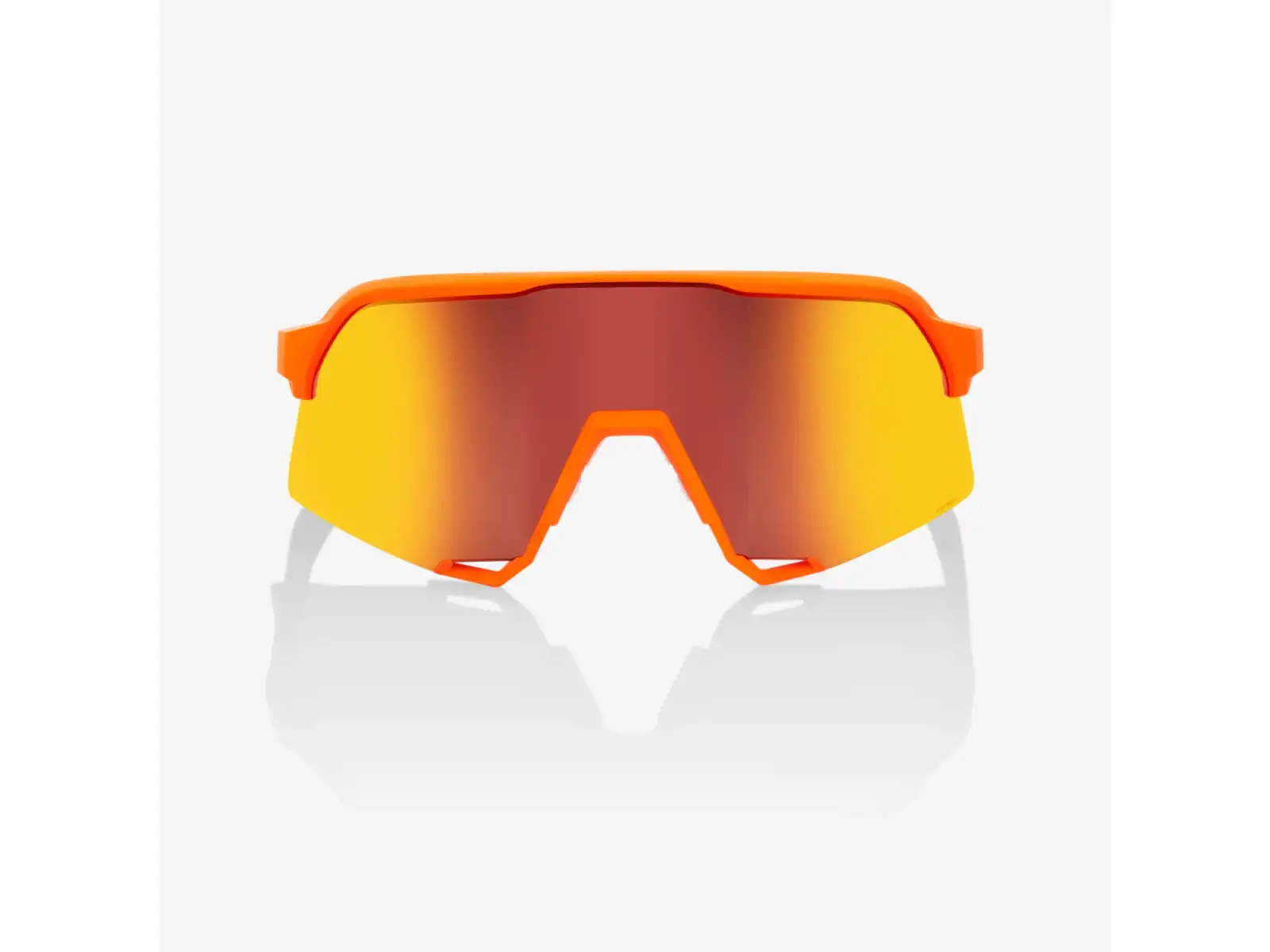 100% S3 okulary Soft Tact HiPER Neon Orange/Red Multilayer