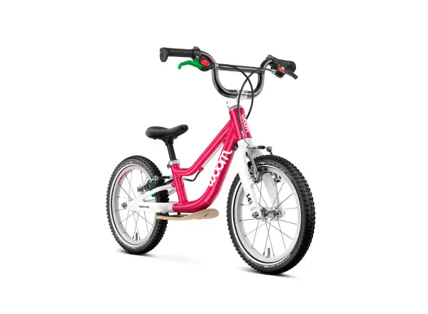 Woom GO 1 Plus rowerek biegowy dla dzieci 14" Hot Pink