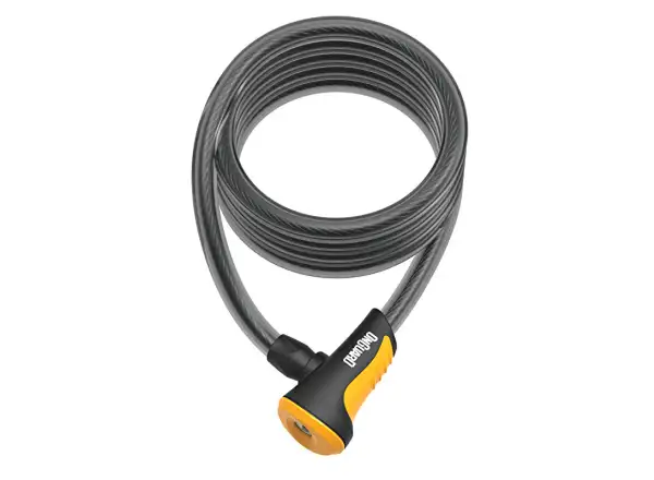 ONGUARD zamek linka 1200x8 mm pomarańczowy 2 klucze