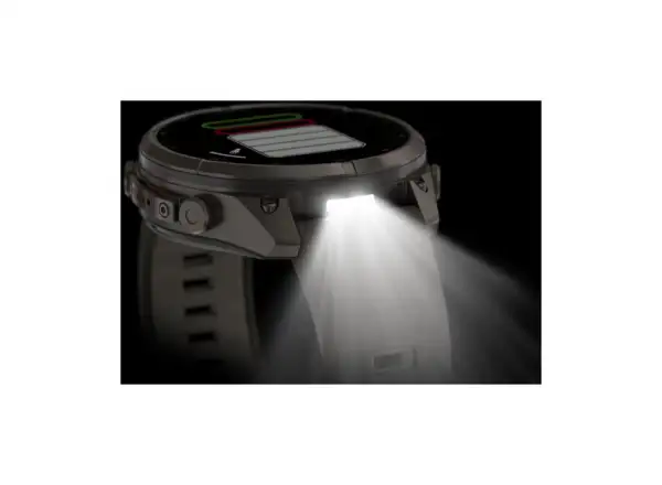 Garmin Fénix 9 Pro inReach Solar 47 mm Tytan Pebble Gray/Silver Gray