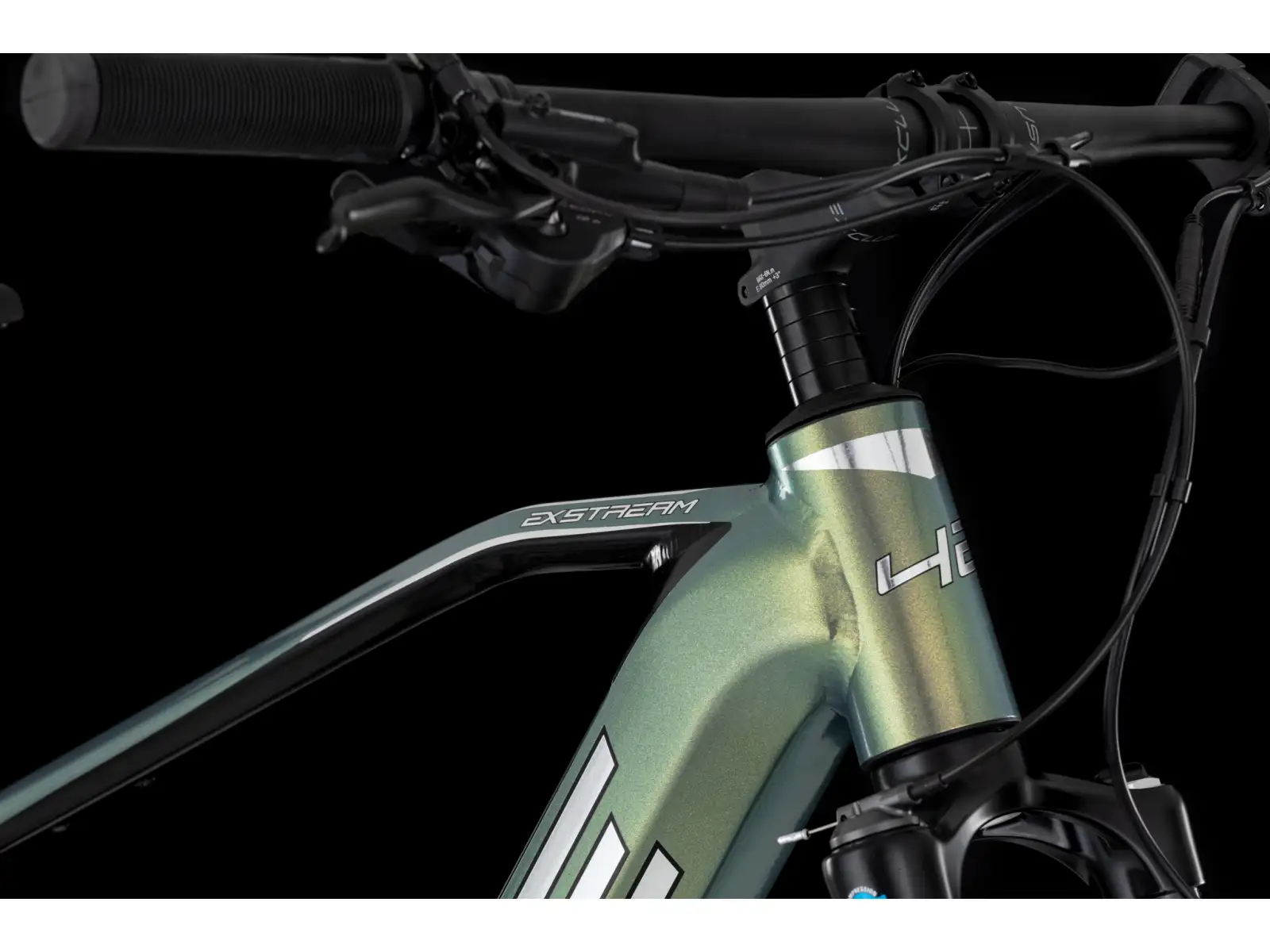 4EVER Exstream Team 820 górski rower elektryczny Snake green/hologram