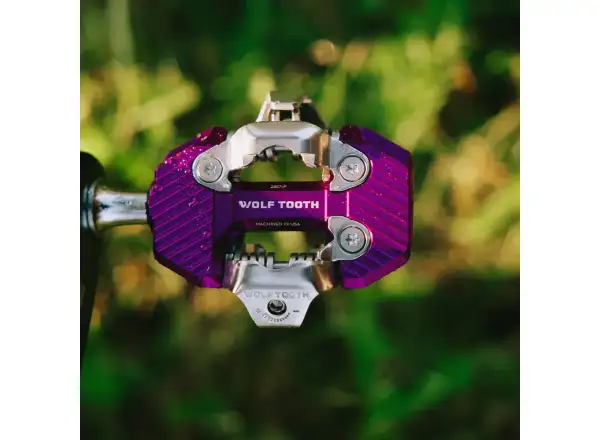 WOLF TOOTH CTRL Trail pedały zatrzaskowe Ultraviolet Purple