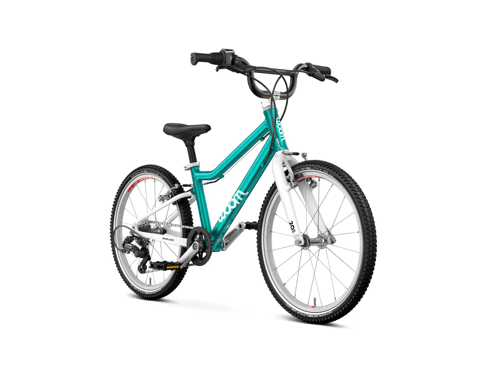 Woom GO 4 rower dziecięcy 20" Metallic Turquoise