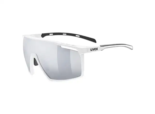Uvex MTN Perform okulary rowerowe White Mat/Mirror Silver