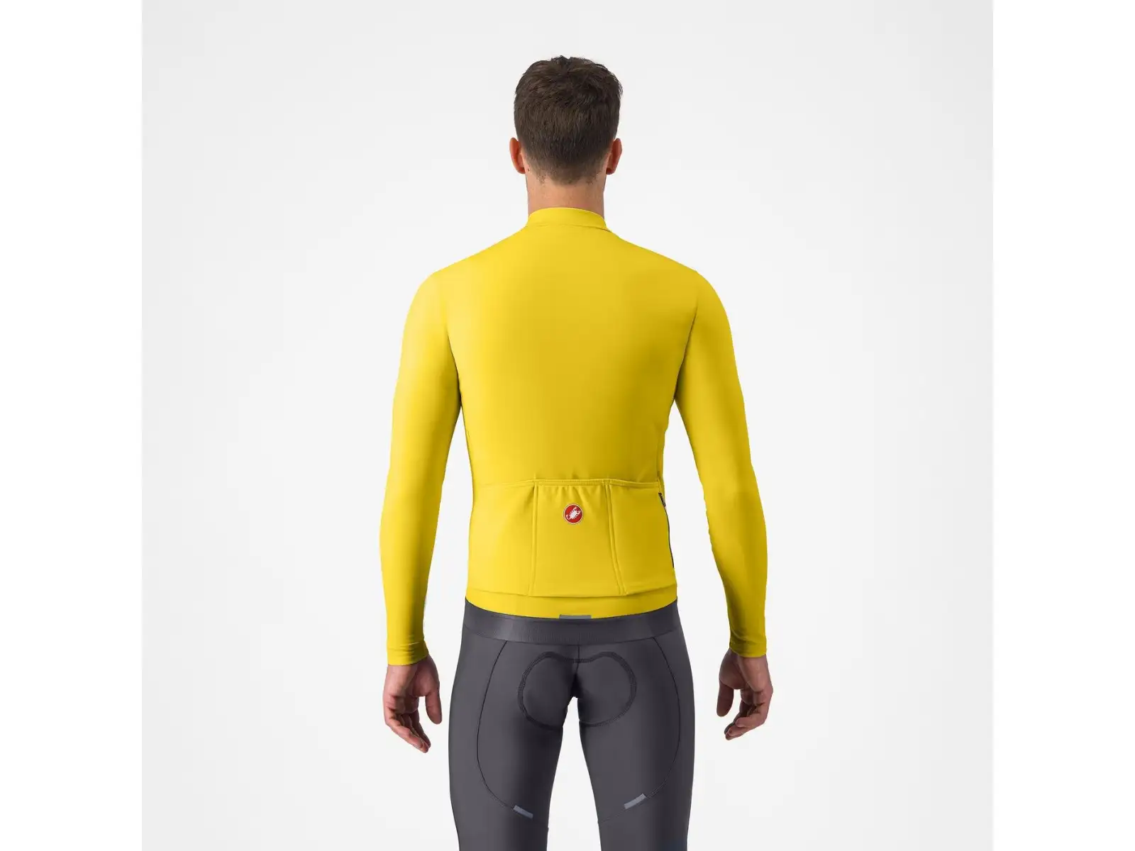 Castelli Espresso Thermal Jersey męska koszulka Mango Mojito/Dark Gray