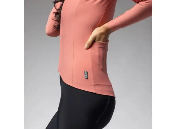 Alé R-EV1 Warm Race 2.0 damski ocieplany dres długi rękaw Baroque Rose
