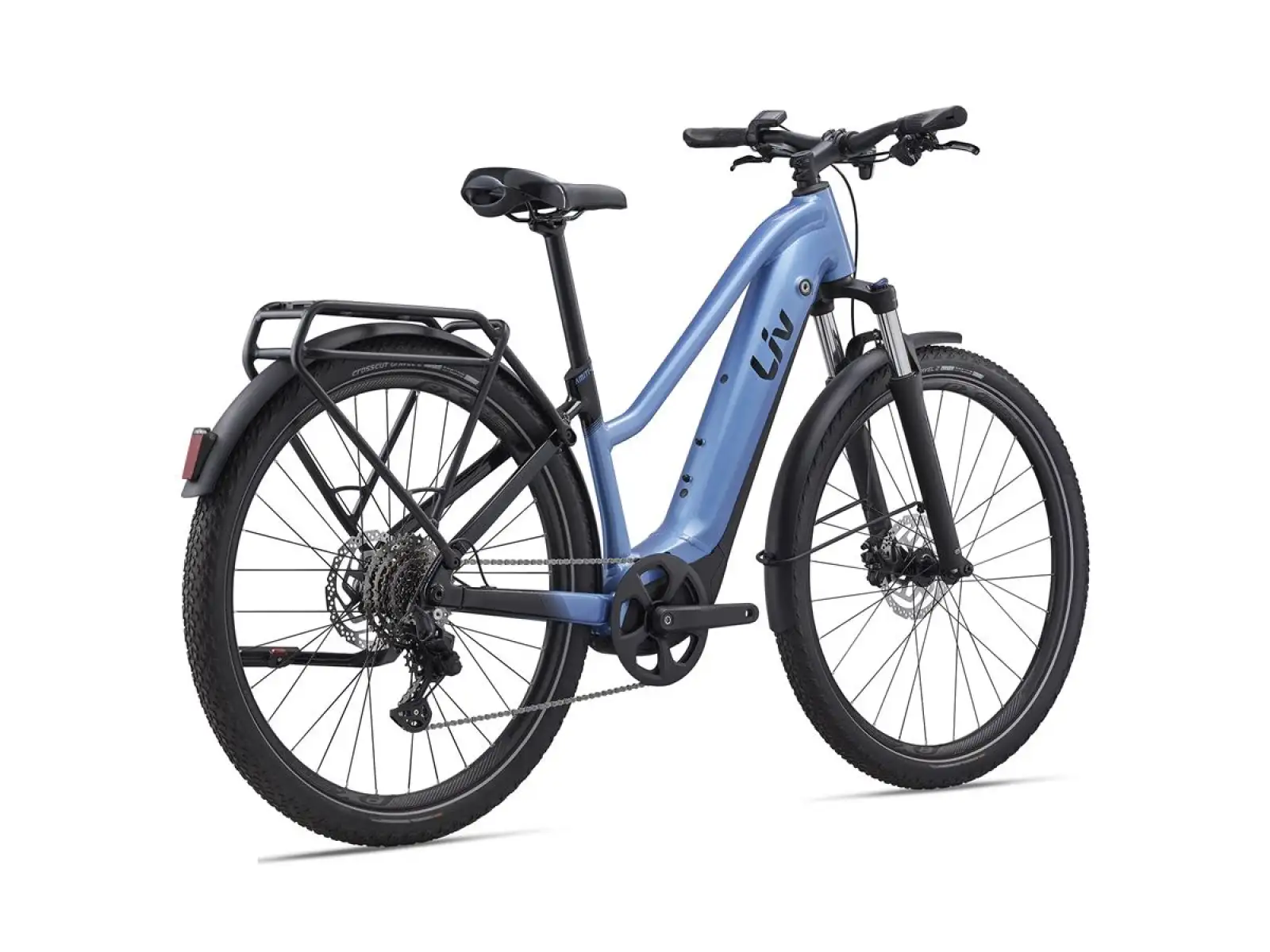 Liv Amiti E+1 trekkingowy rower elektryczny estoril blue