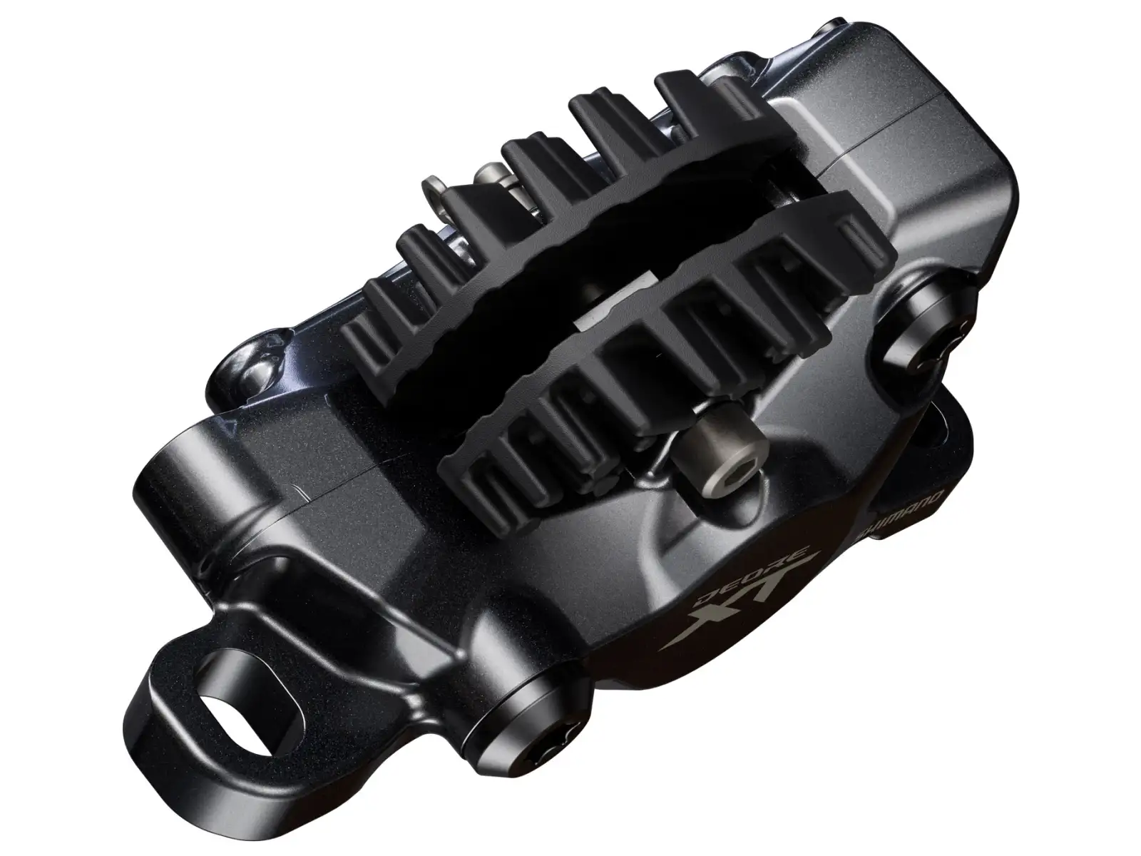 Shimano Deore XT BR-M8200+BL-M8200 przedni hamulec tarczowy klocki metalowe z chłodzeniem