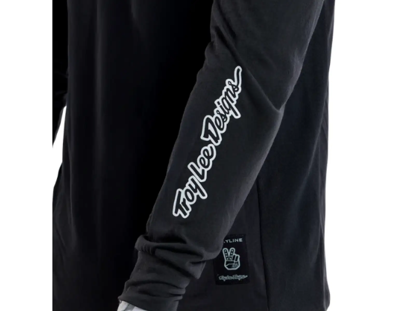Troy Lee Designs Skyline Ride Tee męska koszulka z długim rękawem Signature Black