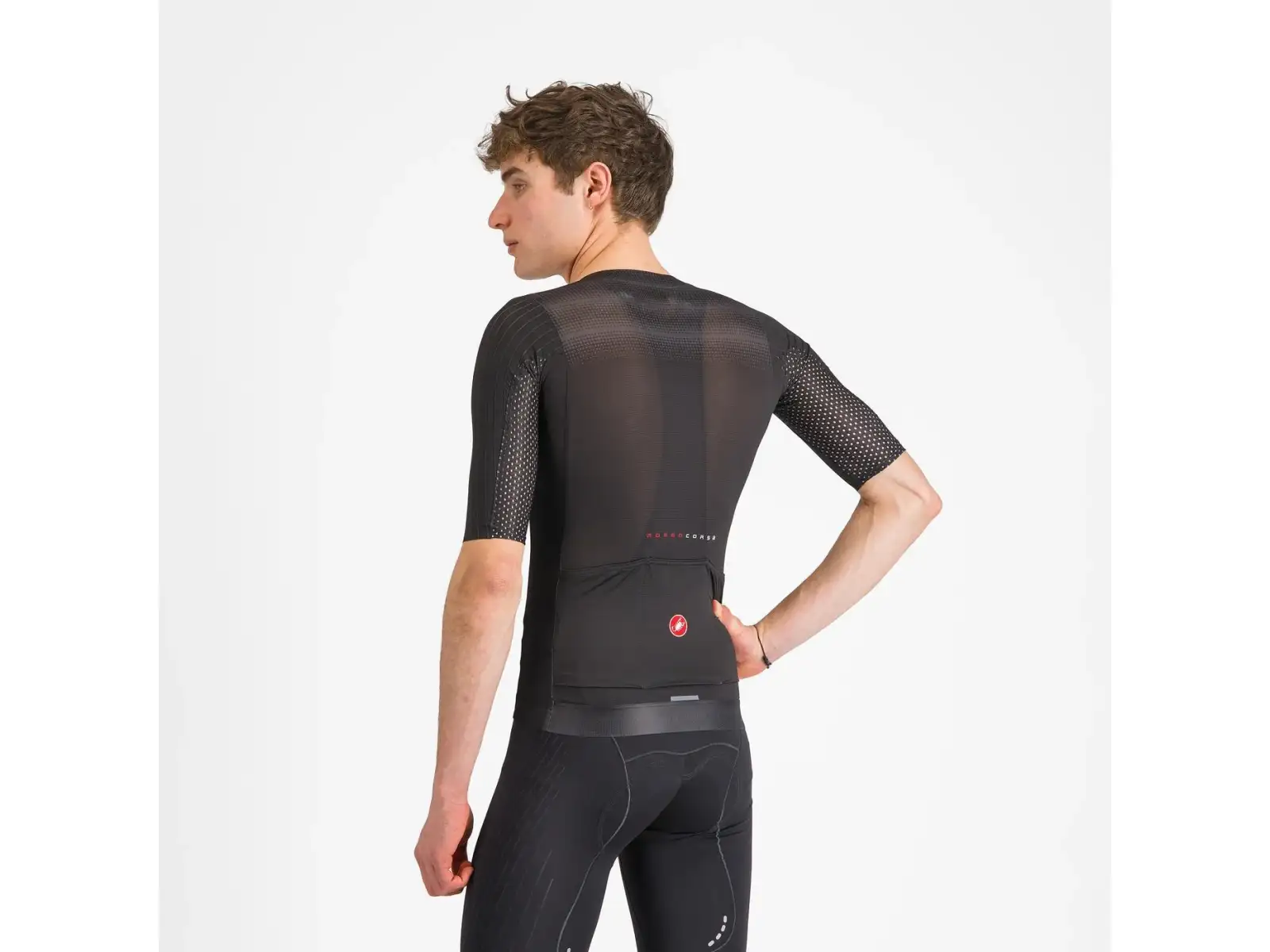 Castelli Aero Race 8S męska koszulka krótki rękaw Black