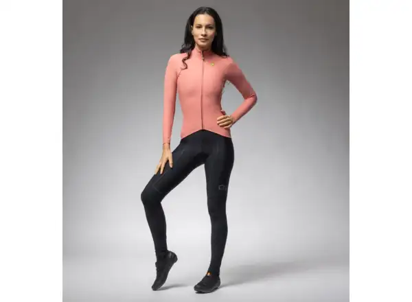 Alé R-EV1 Warm Race 2.0 damski ocieplany dres długi rękaw Baroque Rose