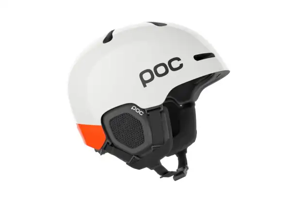 POC Fornix MIPS kask narciarski Hydrogen White/Fluorescent Orange
