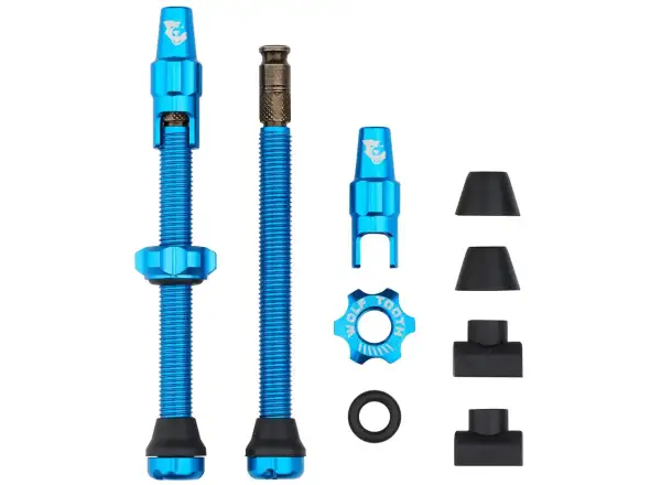 Wolf Tooth wentyle bezdętkowe Click Valve kit 60mm niebieskie