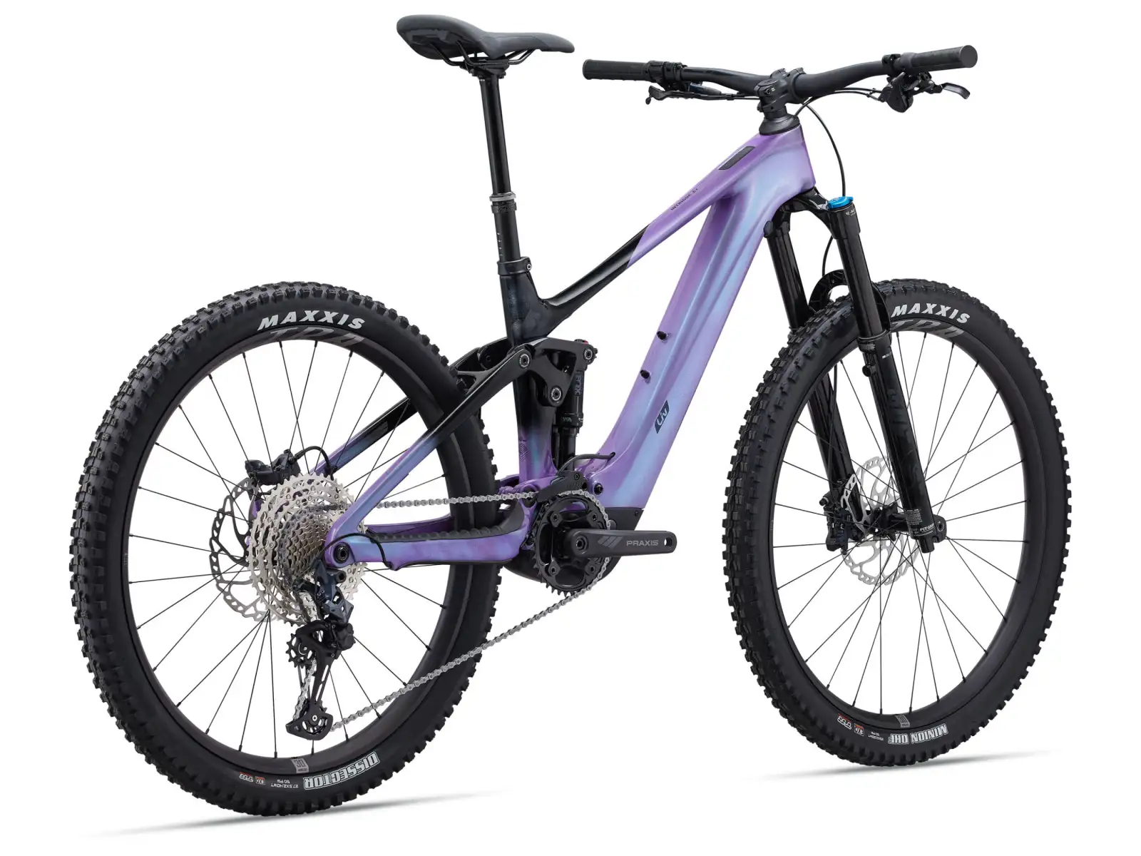 Liv Intrigue X Advanced E+ Elite 2 rower elektryczny z pełnym zawieszeniem Digital Blurple