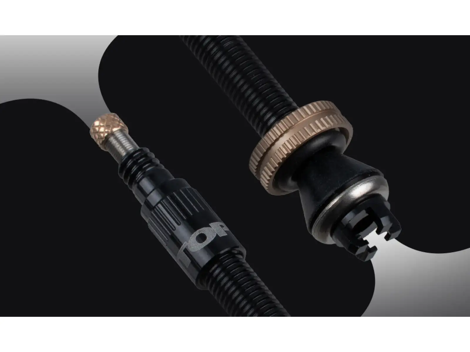 Topeak zestaw wentyli TURBOFLOW VALVE KIT 45mm