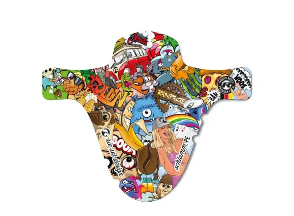 Rie:sel Design Schlamm:PE błotnik Stickerbomb Eyecatcher