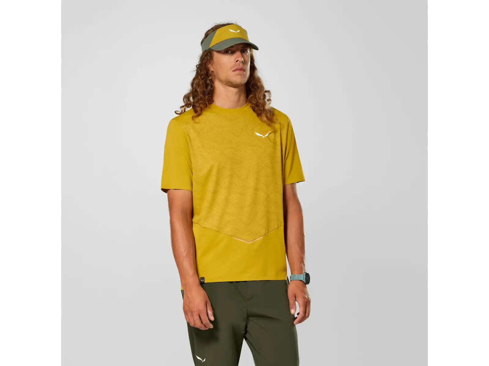 Salewa Pedroc Tech Dry męska koszulka Olive Oil