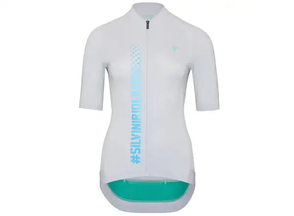 Silvini Mazzana damski dres krótki rękaw Cloud/Ocean