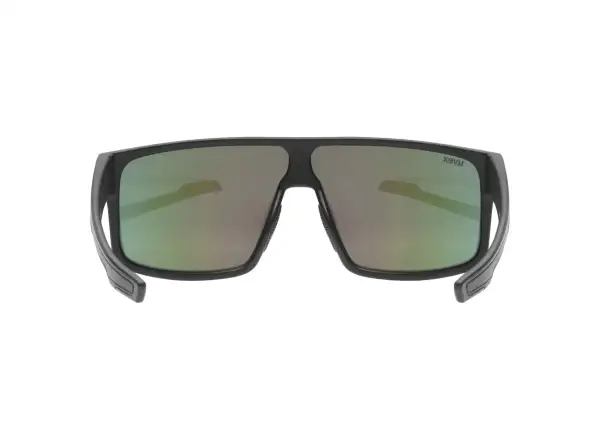 Uvex LGL 51 okulary rowerowe Black Mat/Mirror Red