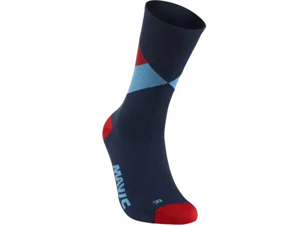 Mavic Graphic Classic wysokie skarpetki blue/fiery red