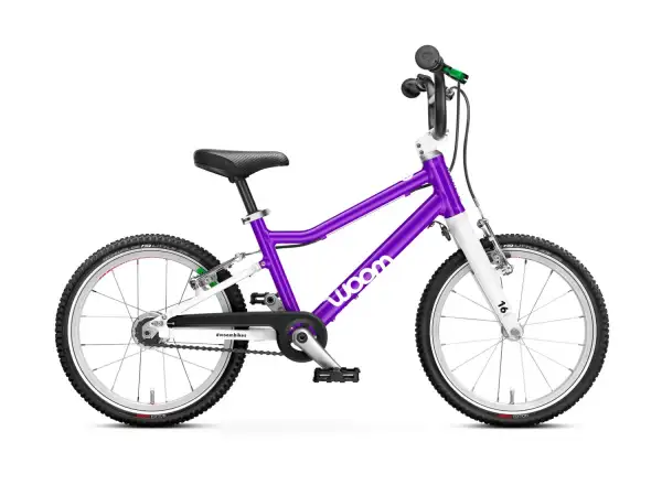 Woom 3 Automagic rower dziecięcy 16" Purple