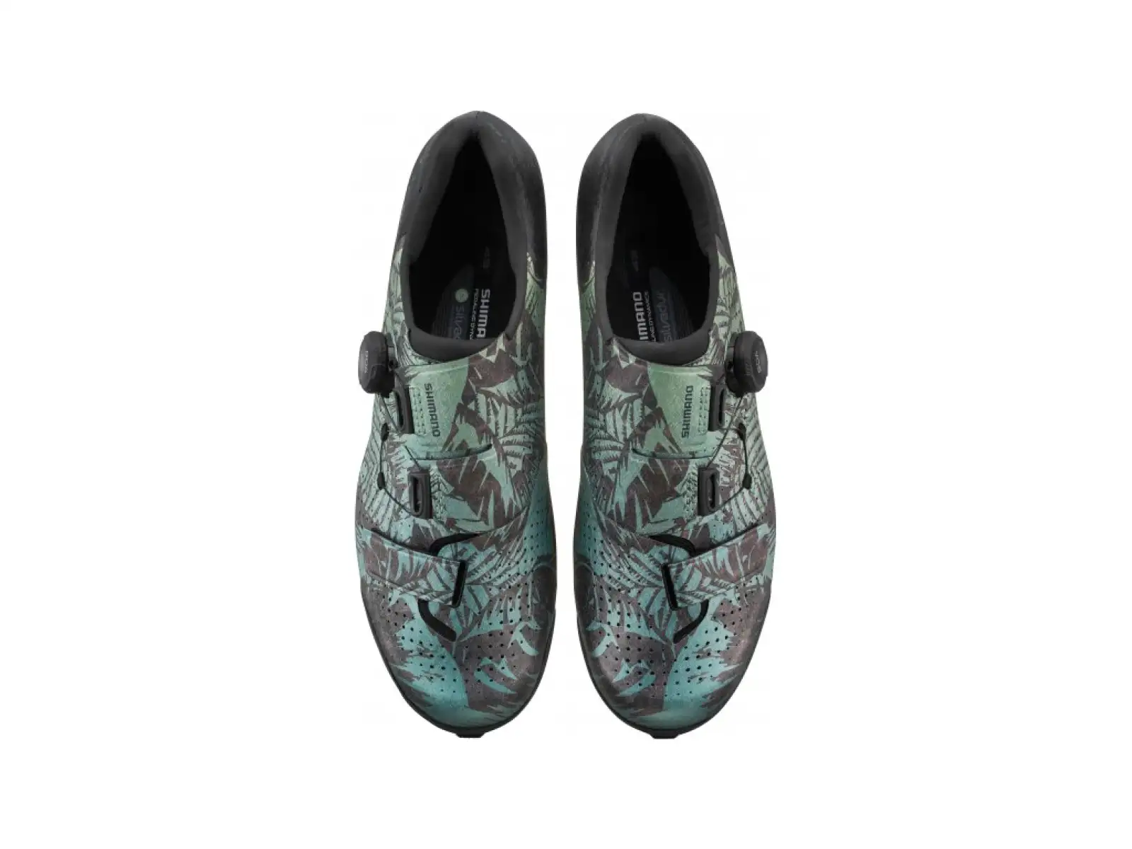 Shimano SH-RX801 męskie gravel buty rowerowe Tropical Leaves