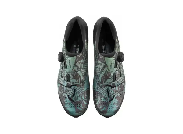 Shimano SH-RX801 męskie gravel buty rowerowe Tropical Leaves