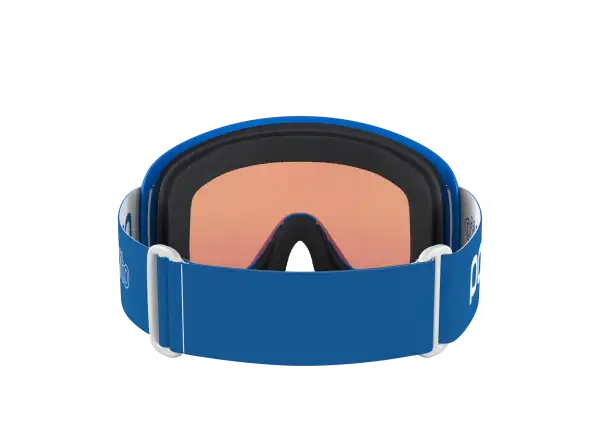 POC POCito Retina dziecięce gogle narciarskie Fluorescent Blue/Partly Sunny Light Orange