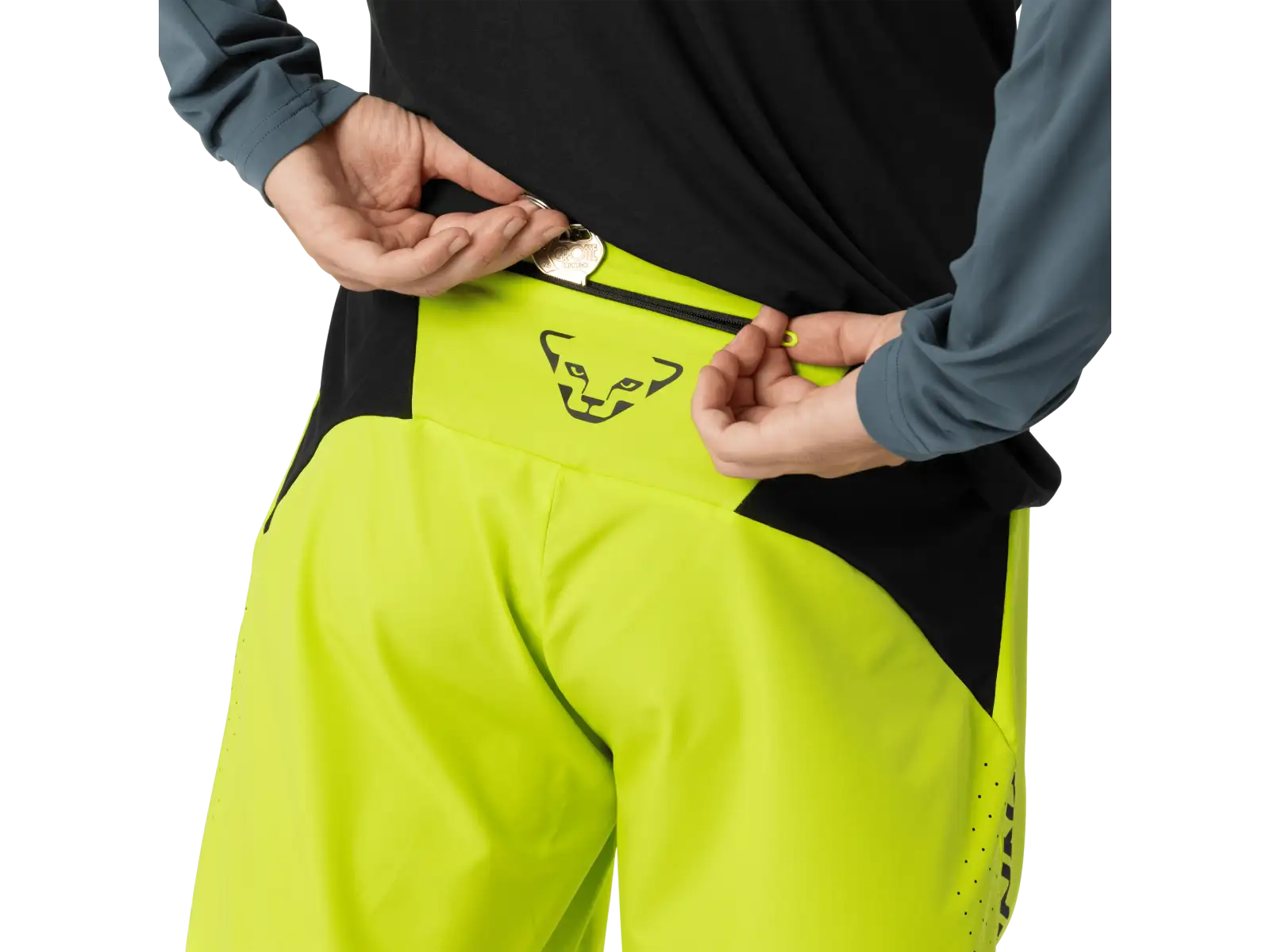 Dynafit Alpine Pro 2w1 męskie spodenki do biegania Ultra Yellow