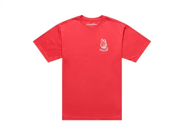 Troy Lee Designs Deuces męska koszulka krótki rękaw Scarlet