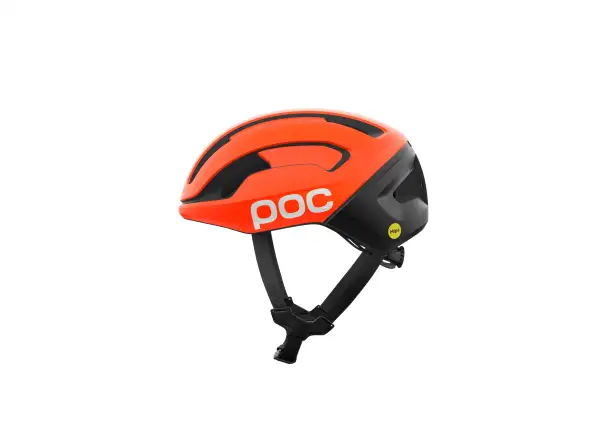 POC Omne Beacon MIPS kask szosowy Fluorescent Orange Matt/Uranium Black Matt