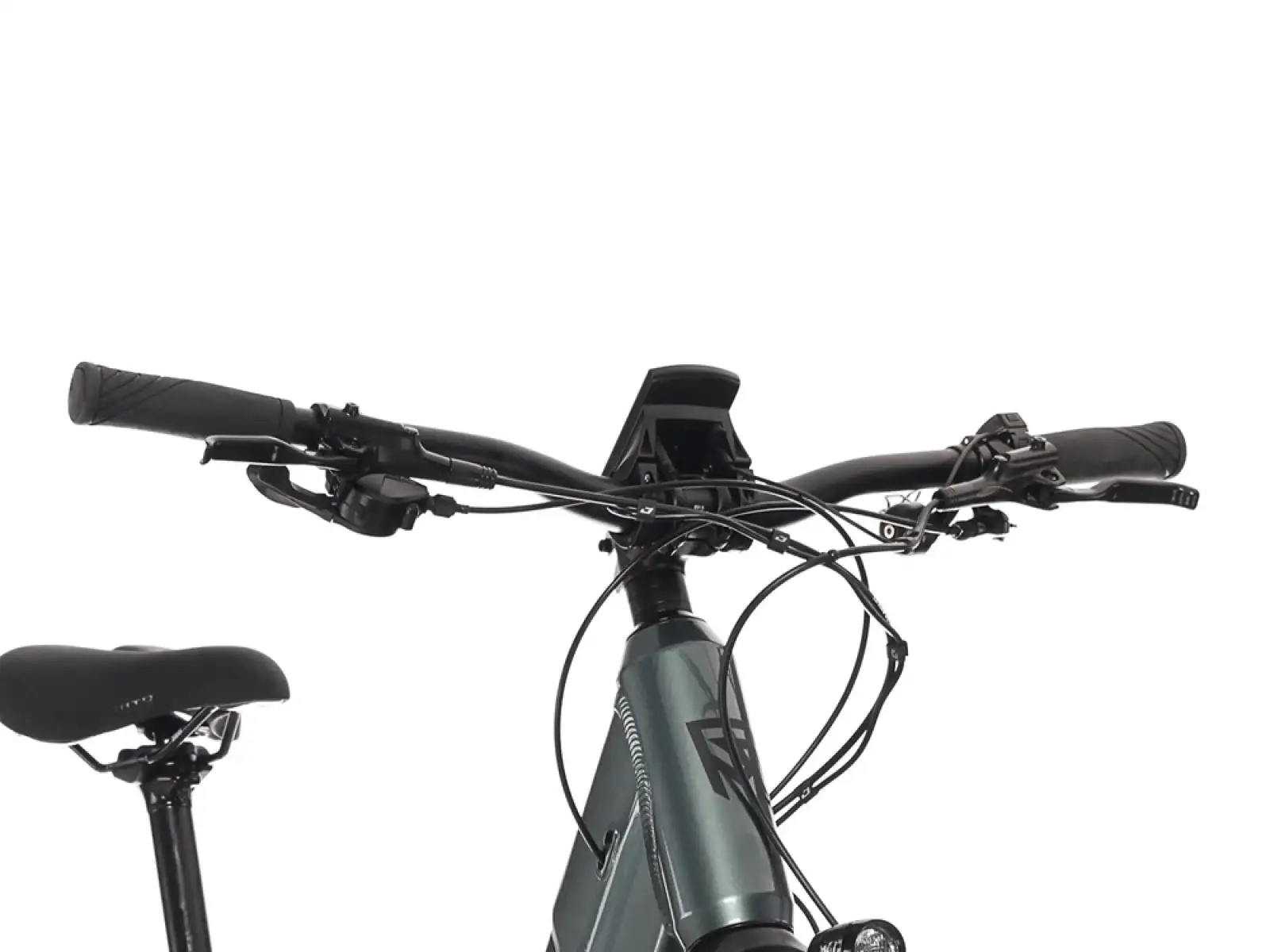 Rock Machine Crossride e450 FS niskie wejście całkowicie zawieszony rower elektryczny Ocean Grey/Black