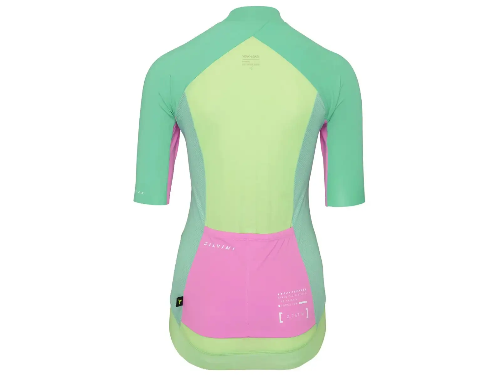 Silvini Stelvia damski dres krótki rękaw Ocean/Blush