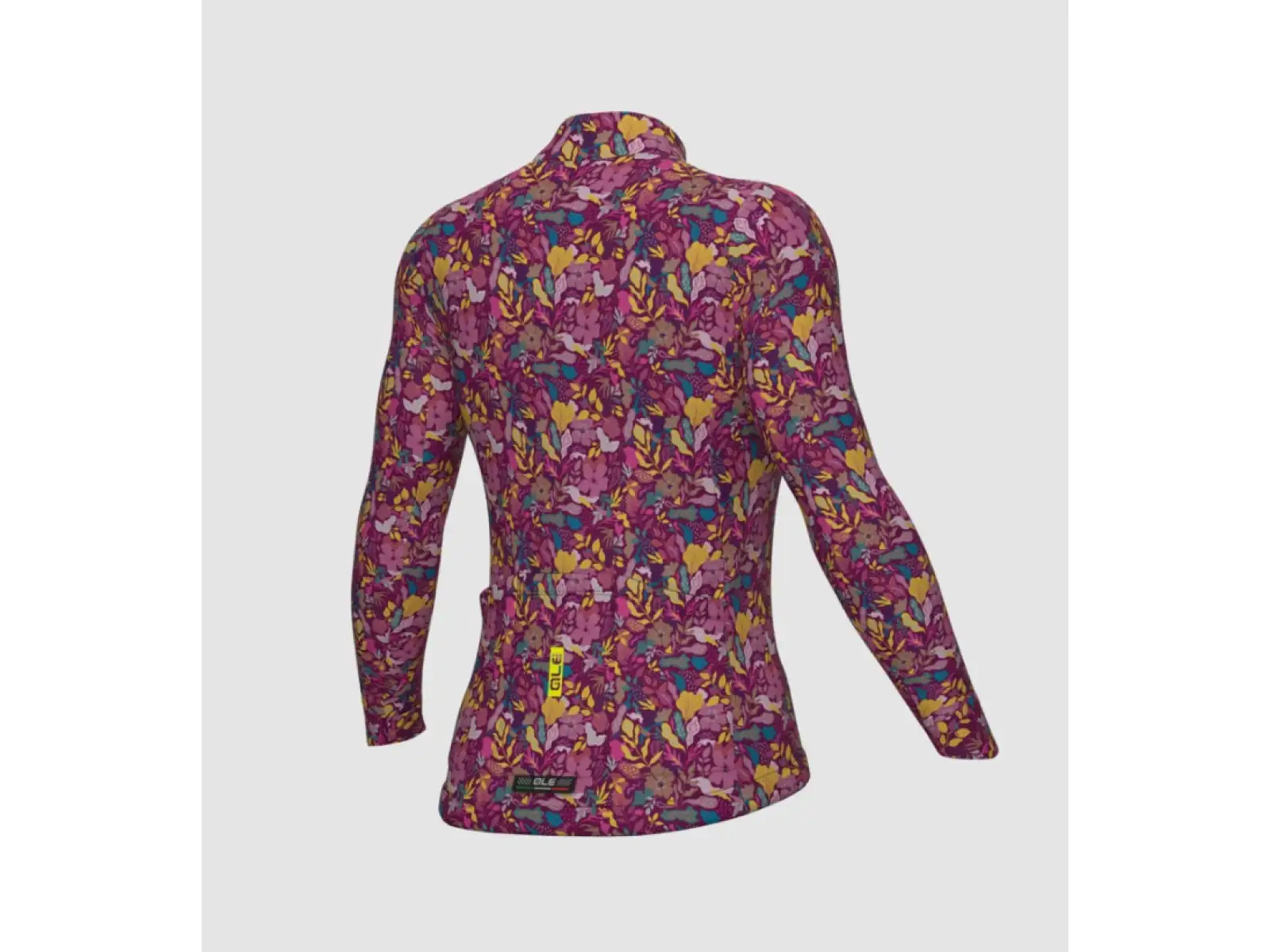 Alé Pragma Flowery damski ocieplany dres długi rękaw Pink