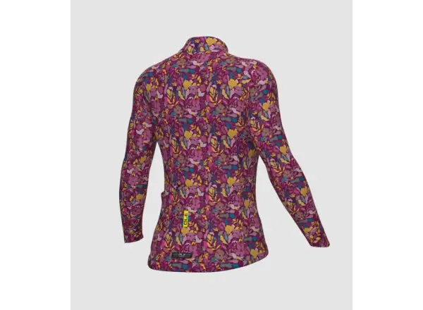 Alé Pragma Flowery damski ocieplany dres długi rękaw Pink