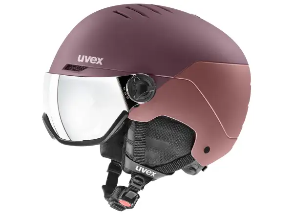 Uvex Wanted Visor kask narciarski bramble/antique rose