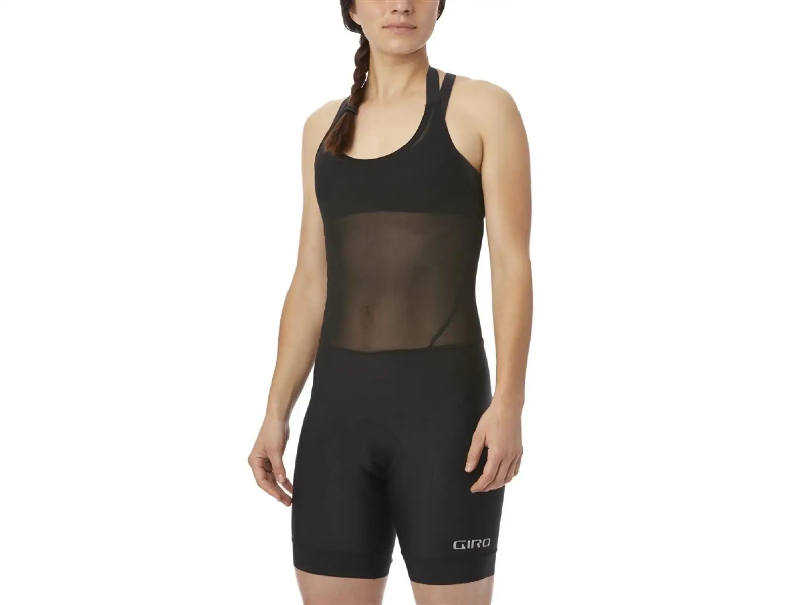 Giro Chrono Sport Halter Bib damskie spodenki z szelkami i wkładką Black