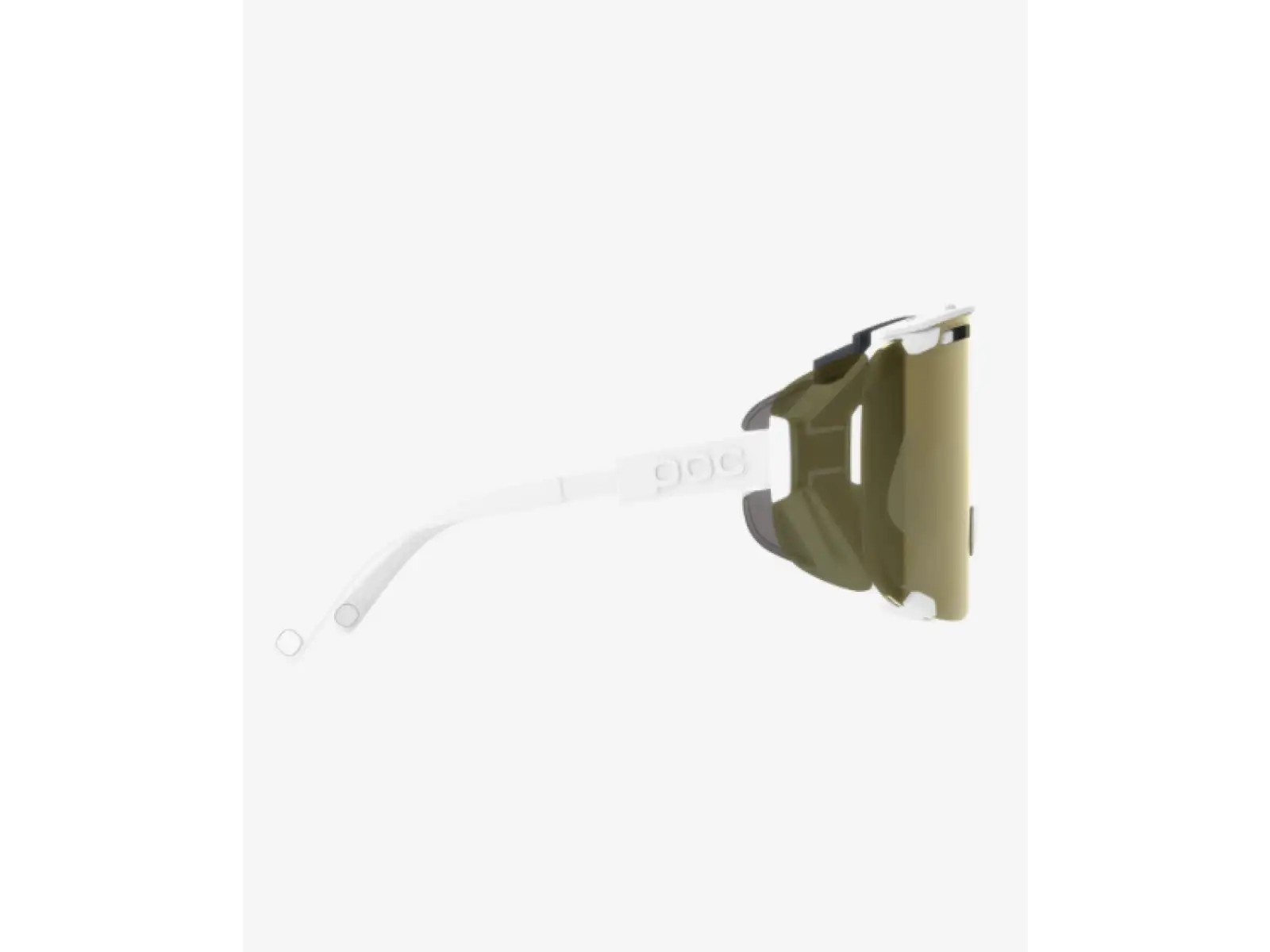 POC Devour okulary rowerowe Glacial Hydrogen White