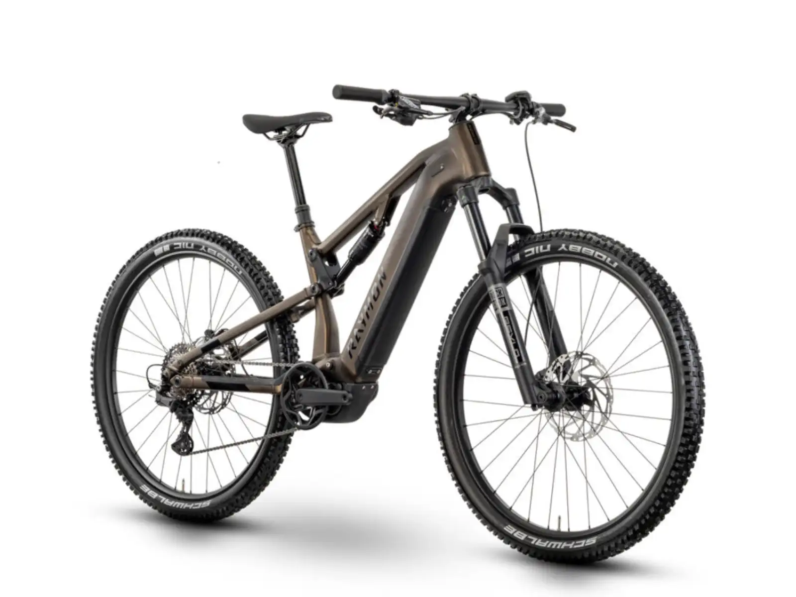 Raymon Trailray 120 Pro w pełni zawieszony rower elektryczny Tenmokubrown