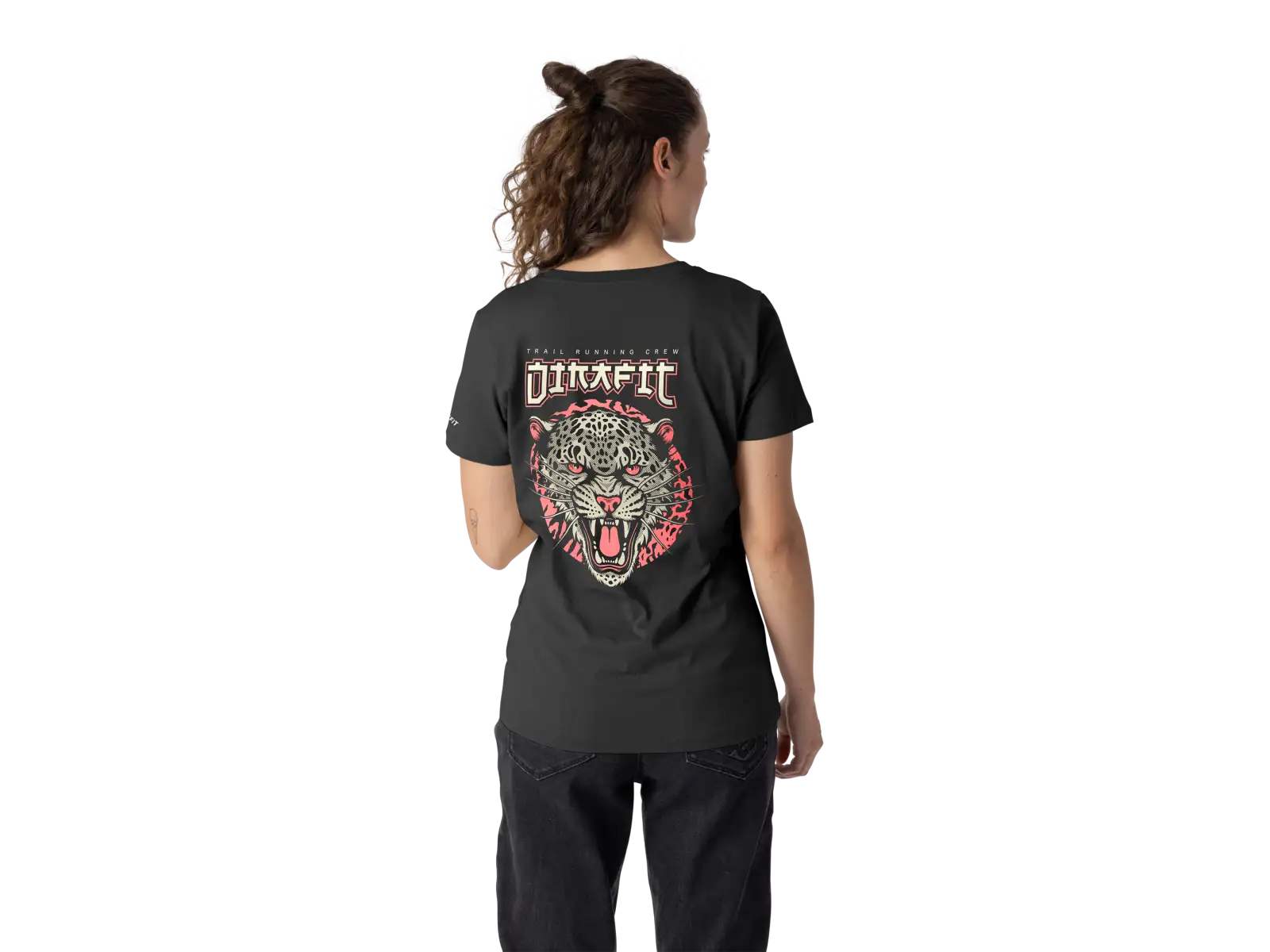Dynafit 24/7 Graphic damska koszulka z krótkim rękawem Black Out/Trail Crew