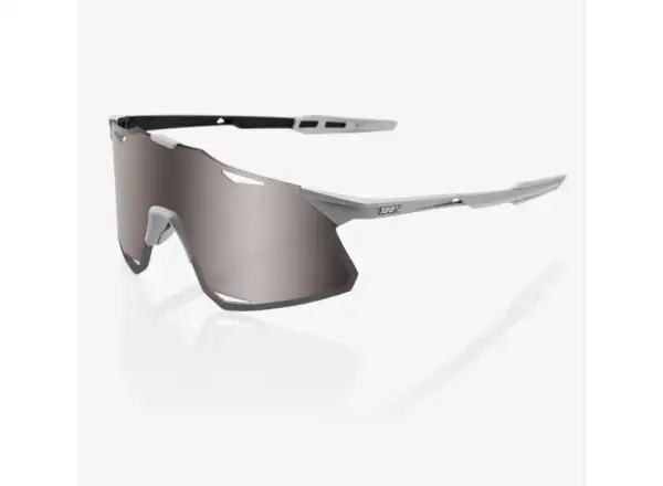 100% Hypercraft okulary Matte Stone Grey/HiPER Crimson Silver Mirror Lens