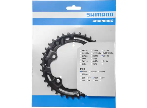 Shimano Deore FC-M4100-2/M4100-B2 tarcza 2x10 rz. 36 zębów