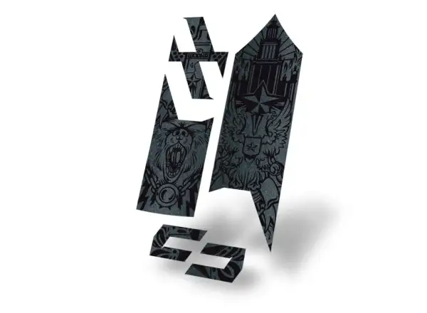 Unleazhed M02 Skin Sticker zestaw naklejek dawei dark