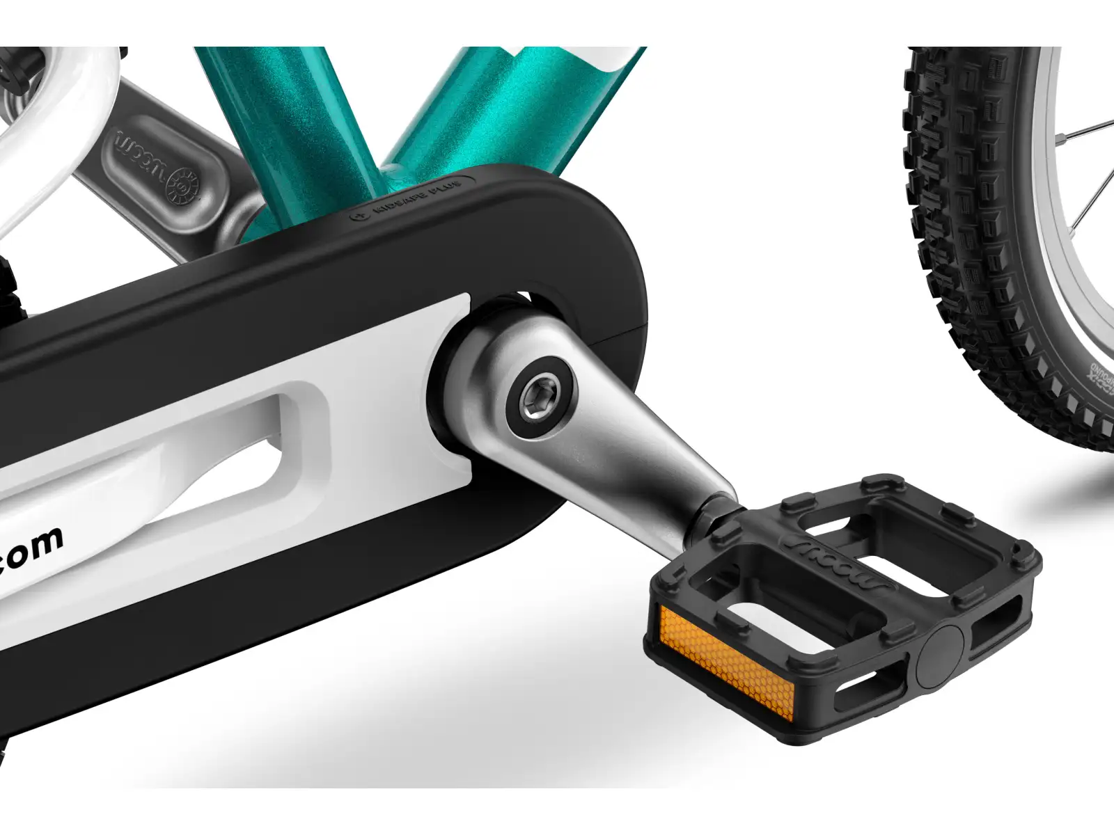 Woom GO 2 rower dziecięcy 14" Metallic Turquoise