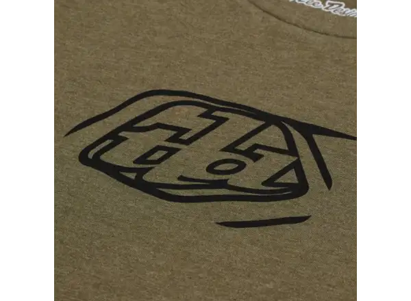 Troy Lee Designs Badge koszulka krótki rękaw Olive Heather