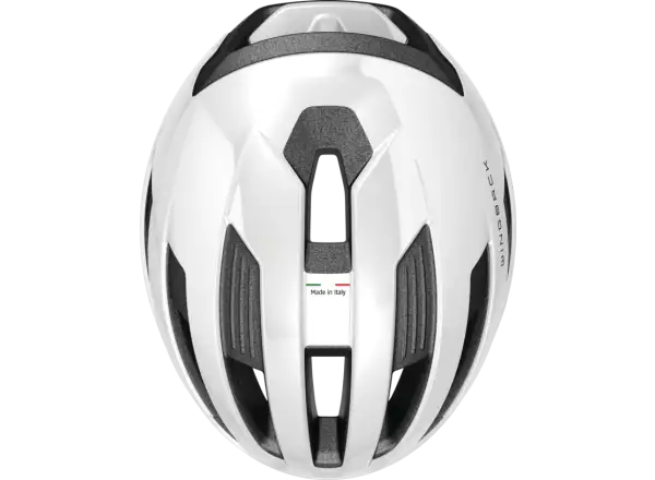 Abus WingBack kask rowerowy Shiny White