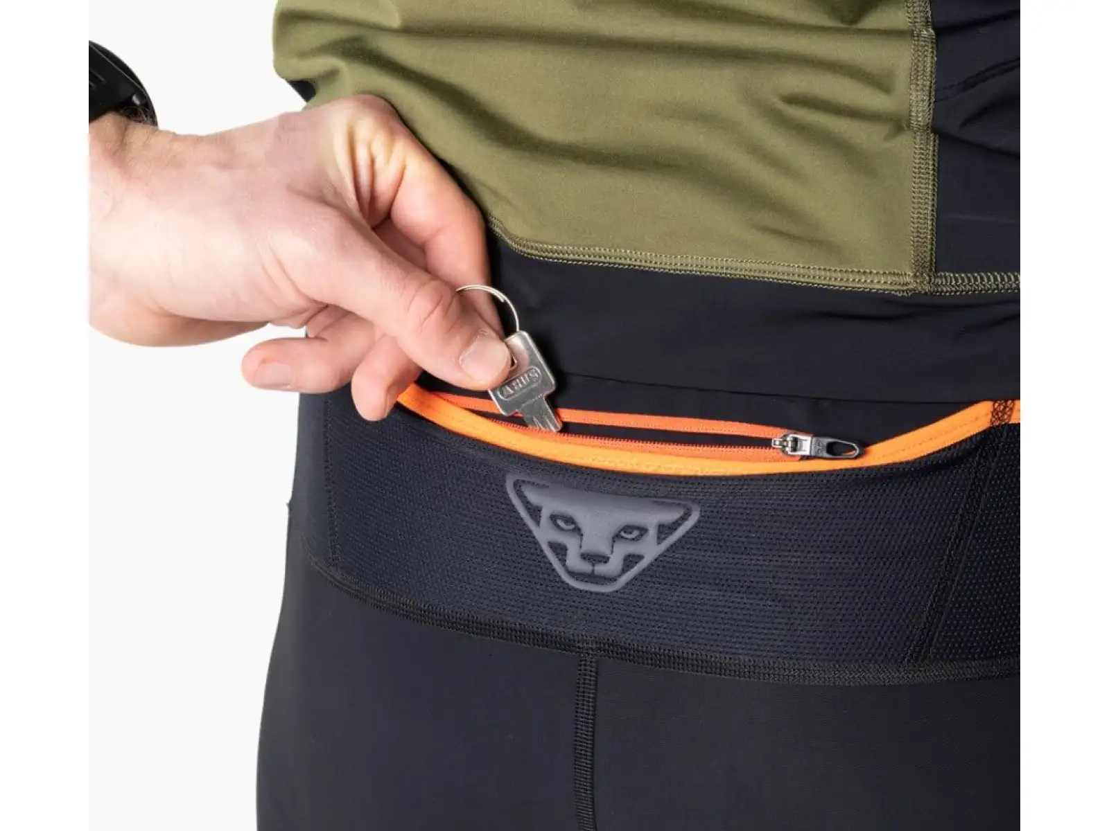 Dynafit Ultra męskie legginsy do biegania Black Out
