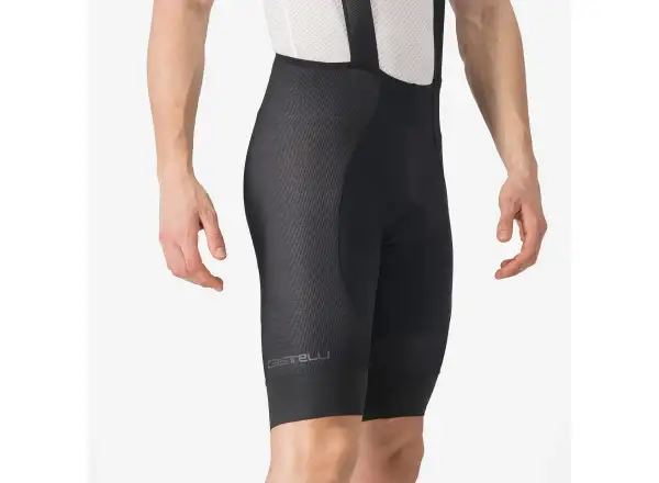 Castelli A/C męskie spodenki z wkładką i szelkami Black