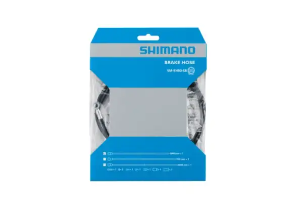 Shimano SM-BH90-SB przewód hamulcowy 2000 mm, prosty – banjo, czarny